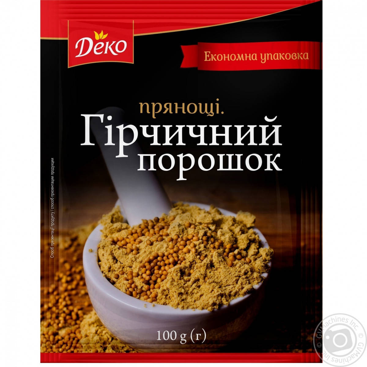 

"ДЕКО" Гірчичний порошок 100г (1/40)
