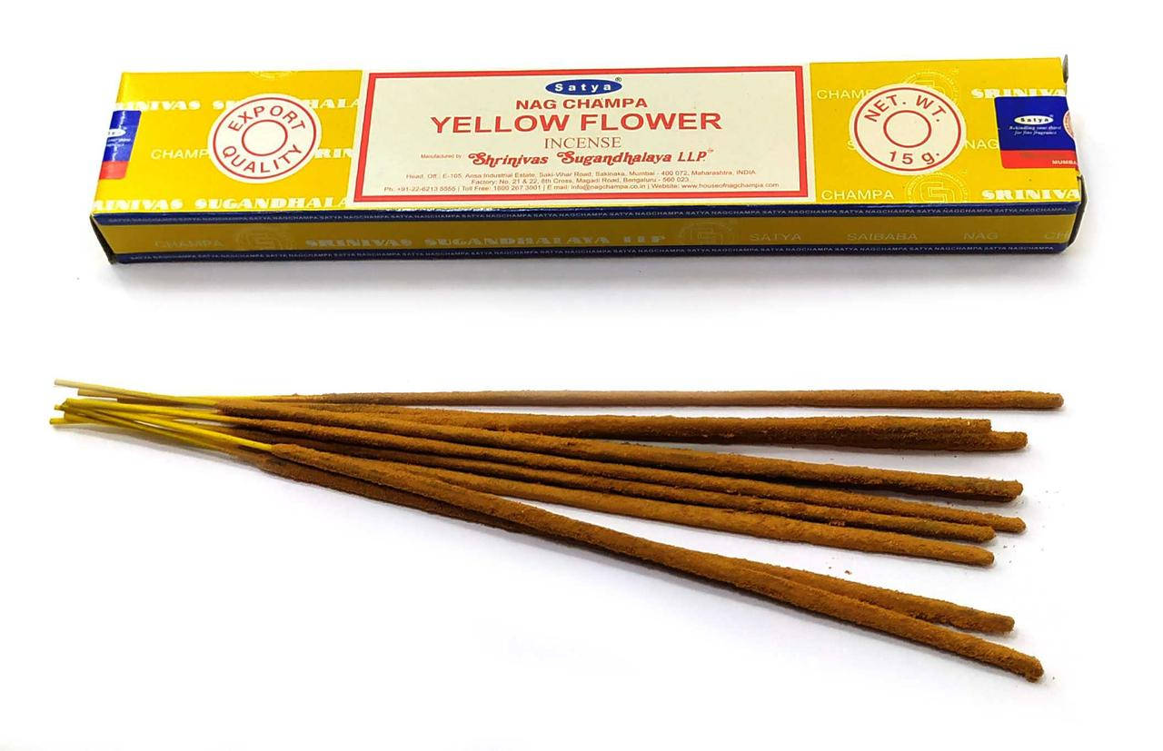 

Благовония масала Yellow Flower "Желтый цветок", Satya, Индия