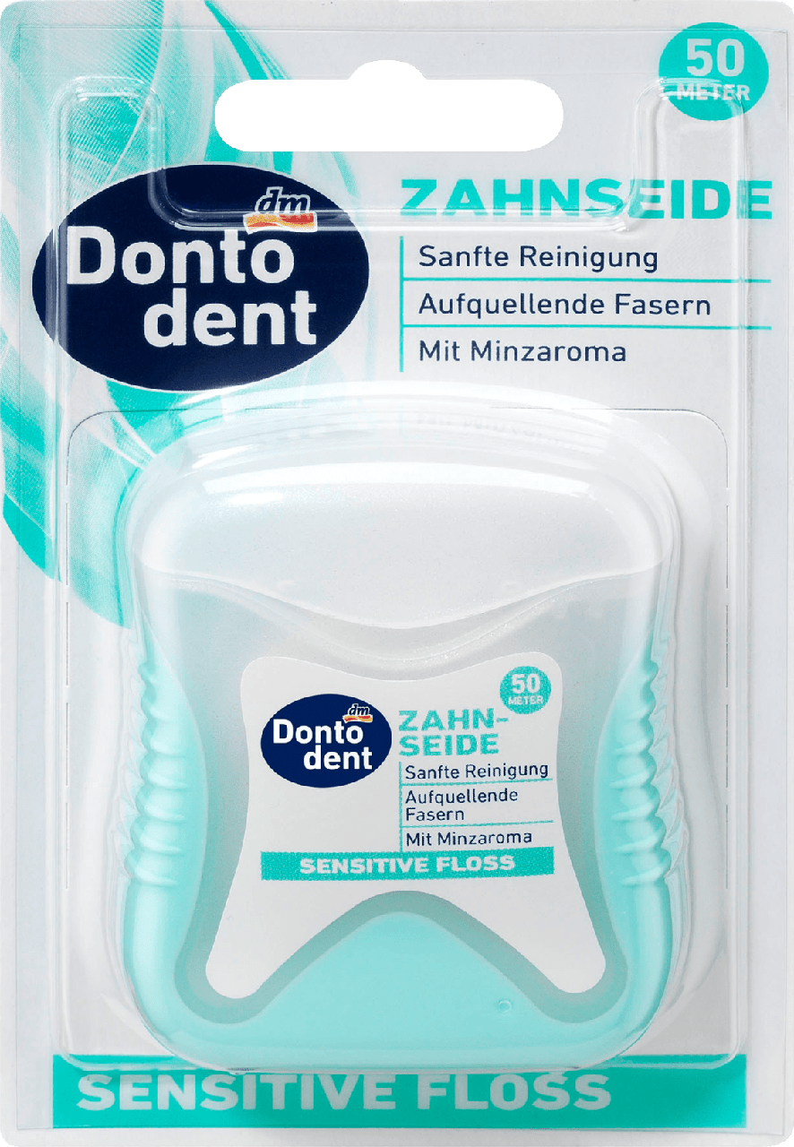 

Зубная нить Dontodent Sensitive Floss, 50 м.