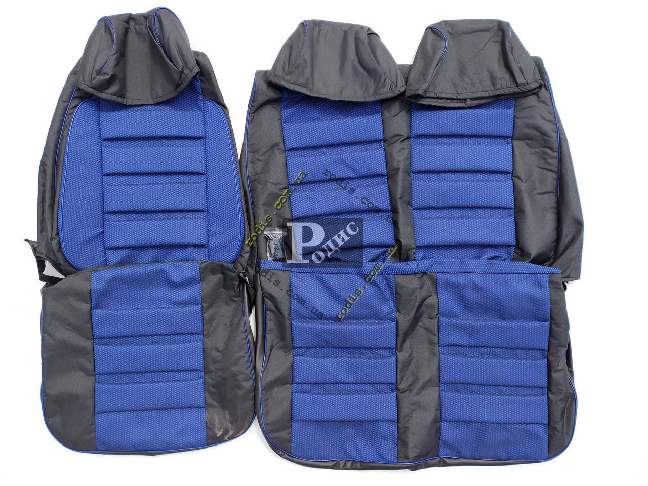 

Чехлы автомобильные Газель "Пилот" (синие, усиленные) - Авточехлы для сидений (комплект) Gazel