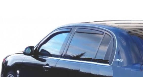 

Дефлекторы окон (вставные!) ветровики Kia Opirus 2003- 4шт., HEKO, 20122