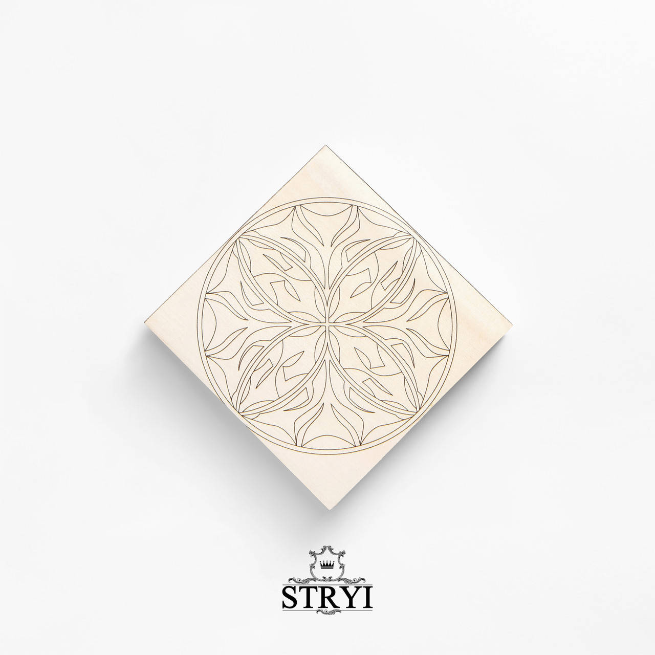 

Дощечка тренировочная STRYI для резьбы с чертежом, липа, 100*100*20мм, арт.721010