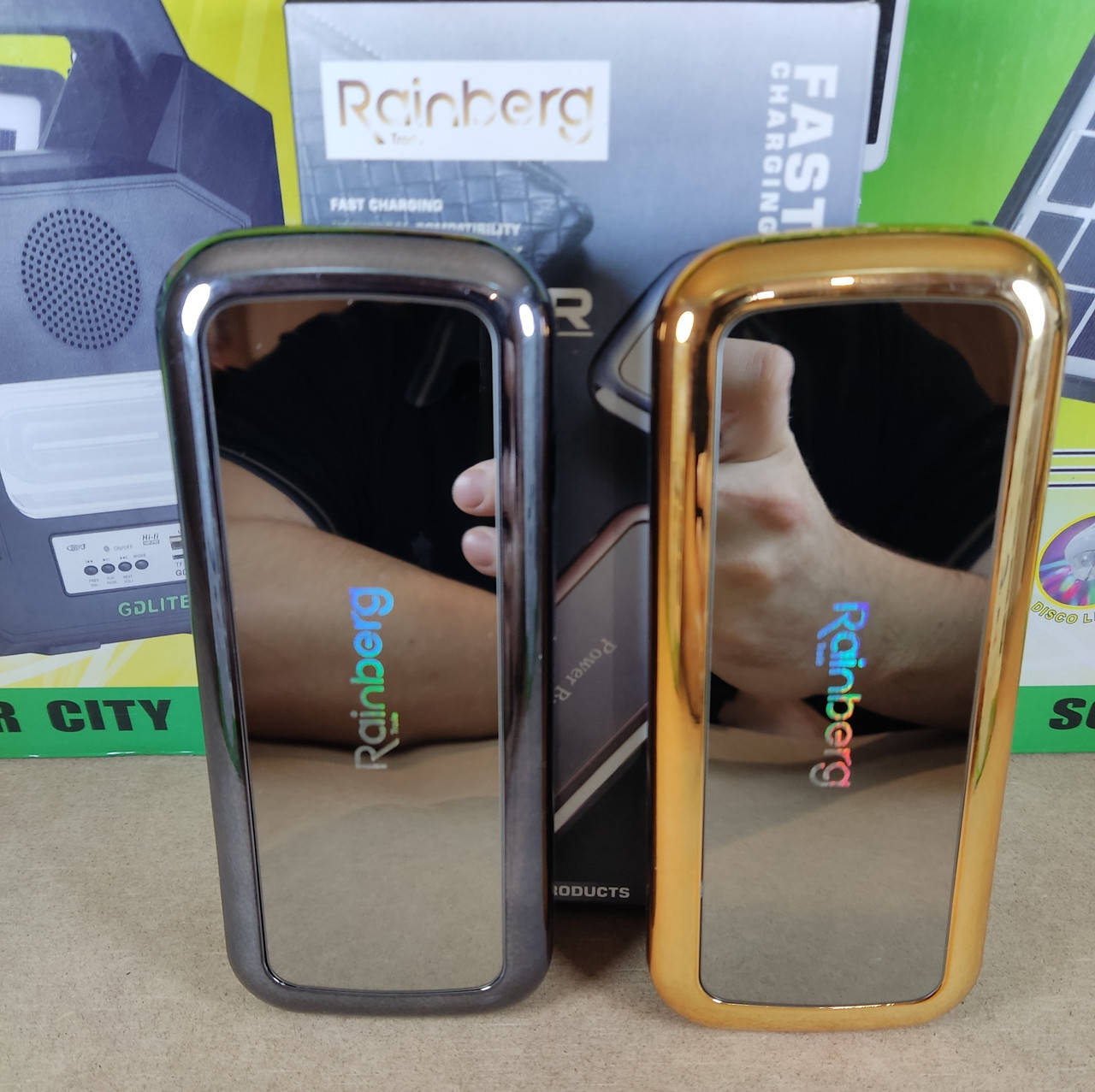 

Power Bank Rainberg Rainberg Lux 40000 mAh повер банк с зеркалом