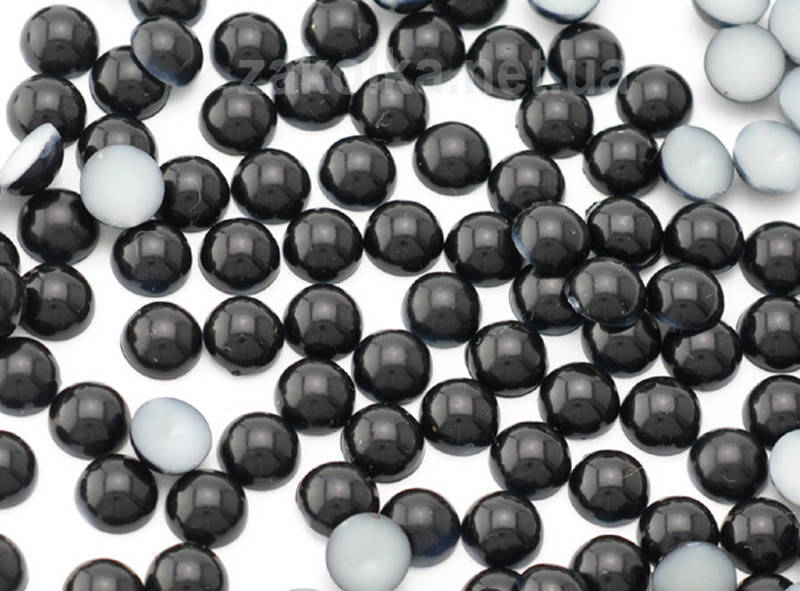 

Полубусины черные 7мм