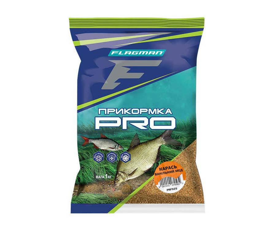 

Принада Flagman 1кг Карась-Ванільний мед