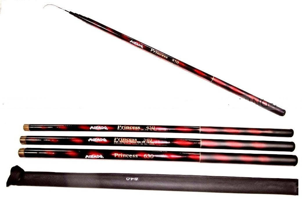 

Маховая удочка Mikado "Princess"6.3 м укороченная