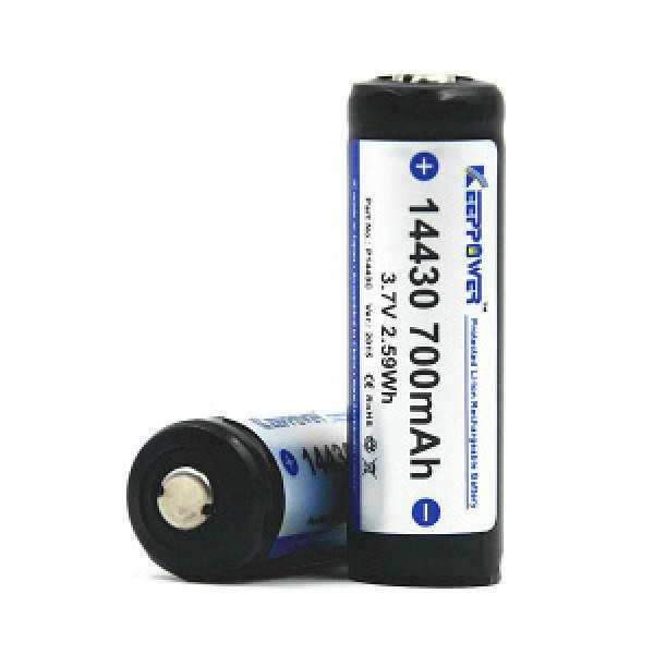 

Аккумулятор Li-ion Keeppower 14430 700 mAh