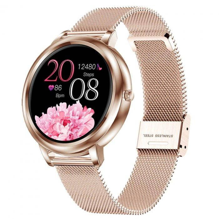 

Умные красивые женские часы SMART ROMANTIC GOLD