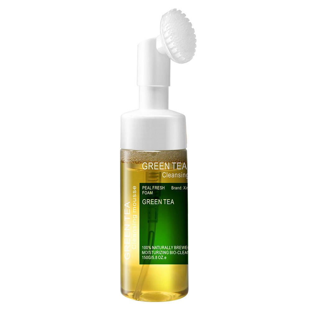 

Пенка-мусс для умывания с насадкой-щеткой XIYIN Green Tea Facial Cleansing Mousse