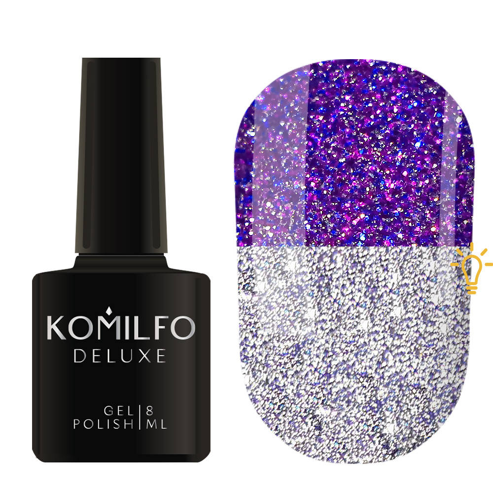 

Komilfo Luminous Flash Collection L007 (фиолетовый светоотражающий), 8 мл