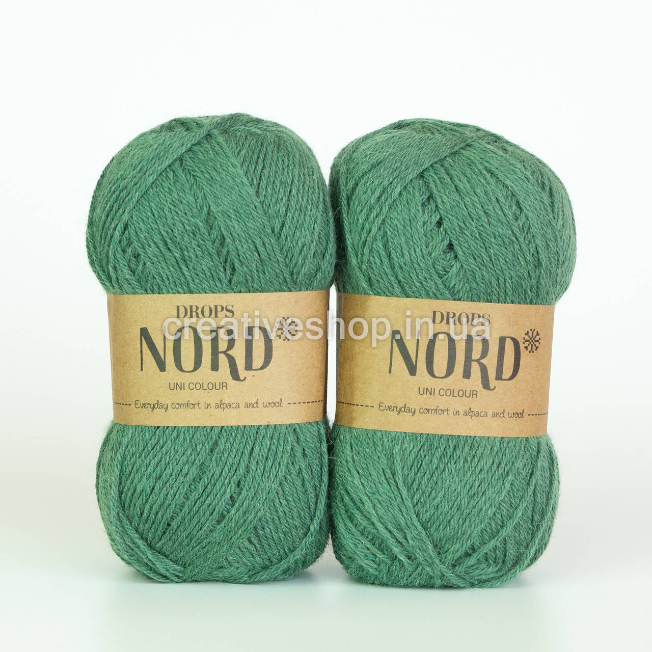 

Пряжа Drops Nord (цвет 19 forest green)