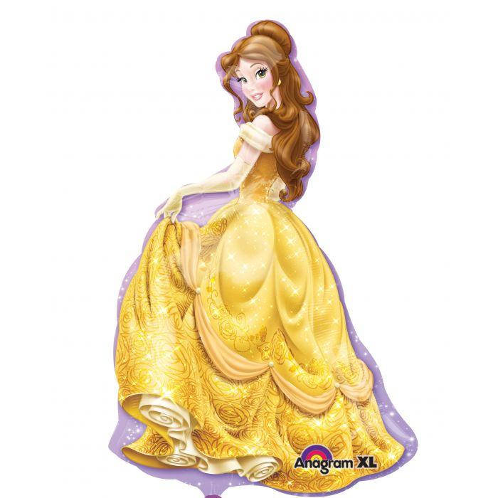 

А 39" Belle. Шар фольгированный Принцесса Белль - В УП, Разные цвета