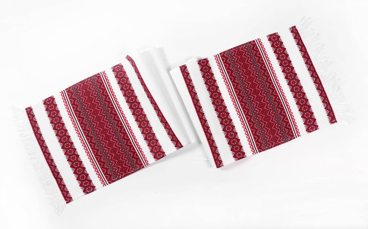 

Рушник обрядовый арт. 067/00-3-09 1,5*0,33 красный