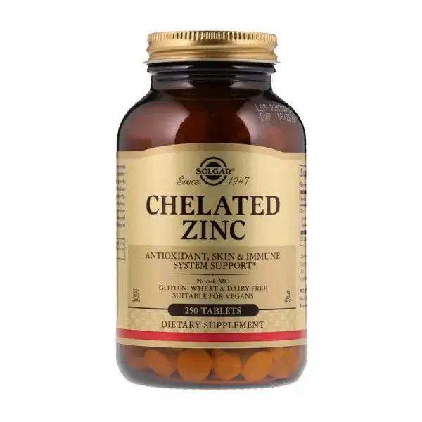 

Цинк хелат Solgar Chelated Zinc 250 tab