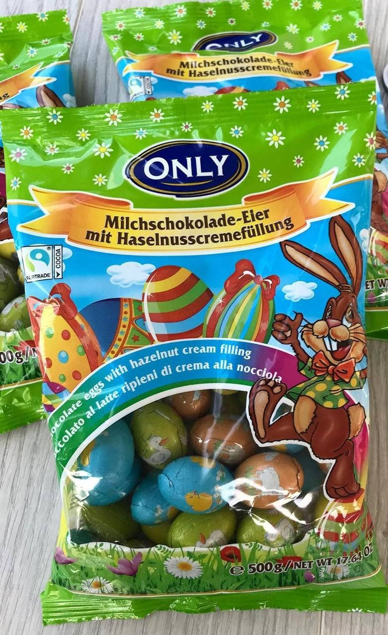 

Пасхальные яйца из молочного шоколада Only 500 г Австрия