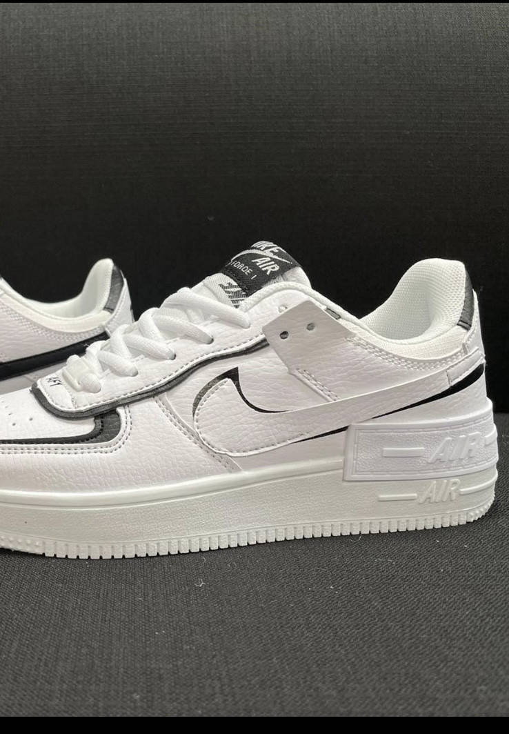 

Кроссовки Nike Air Force белые комб найк форс
