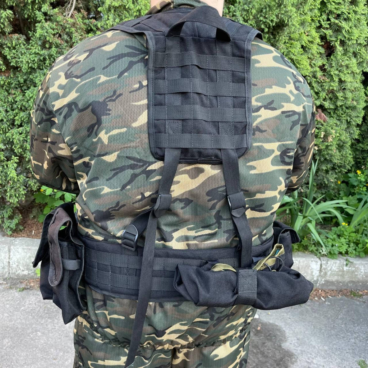 

РПС система MOLLE + подсумки 6601 ВСУ (ЗСУ) Разгрузочная поясная система черная