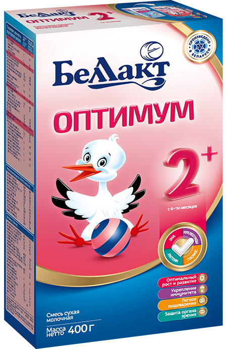 

Сухая молочная смесь для детского питания «Беллакт Оптимум 2+»