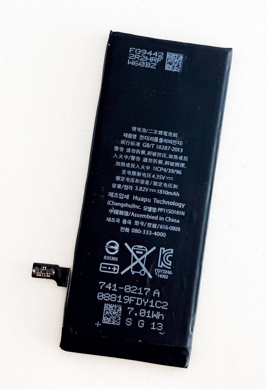 

Аккумулятор iPhone 6 (4.7) айфон, оригинал, мощность 6,91 ватт-час