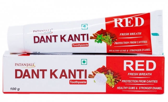 

Зубная паста Дент Канти Ред, 100 г., Патанджали / Dant Kanti Red Toothpaste, Patanjali