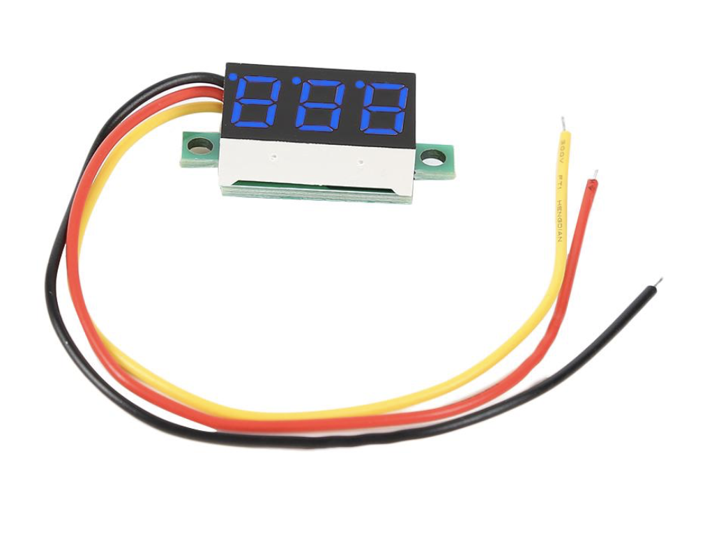 

Вольтметр 0 - 100В синий