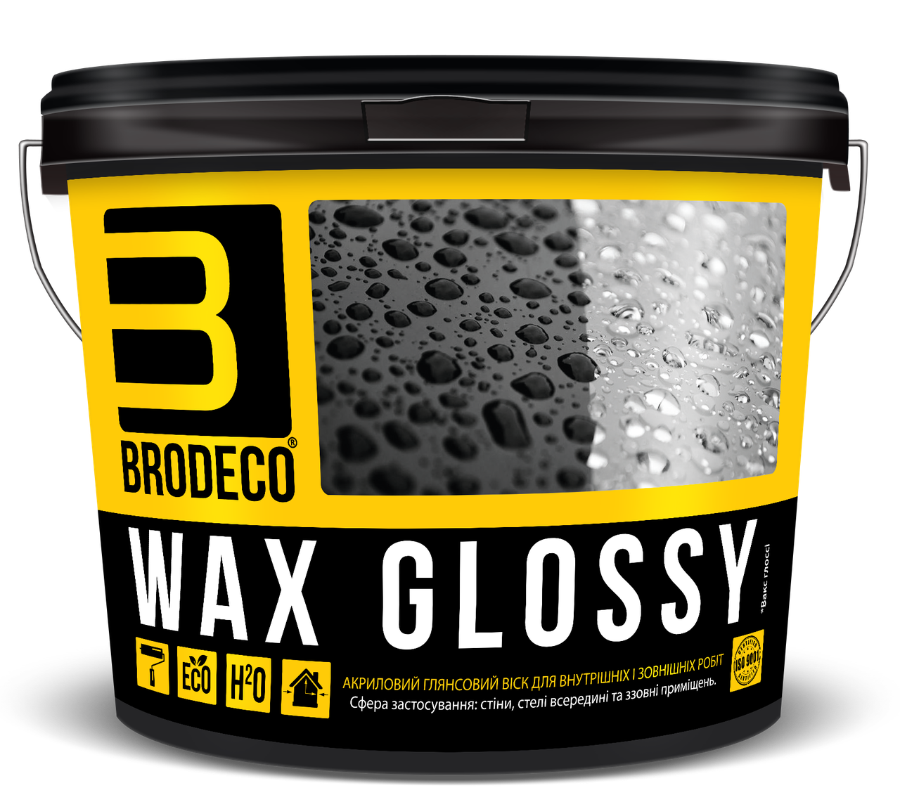 

Воск для штукатурки Wax Gloss TM Brodeco 10л, Белый