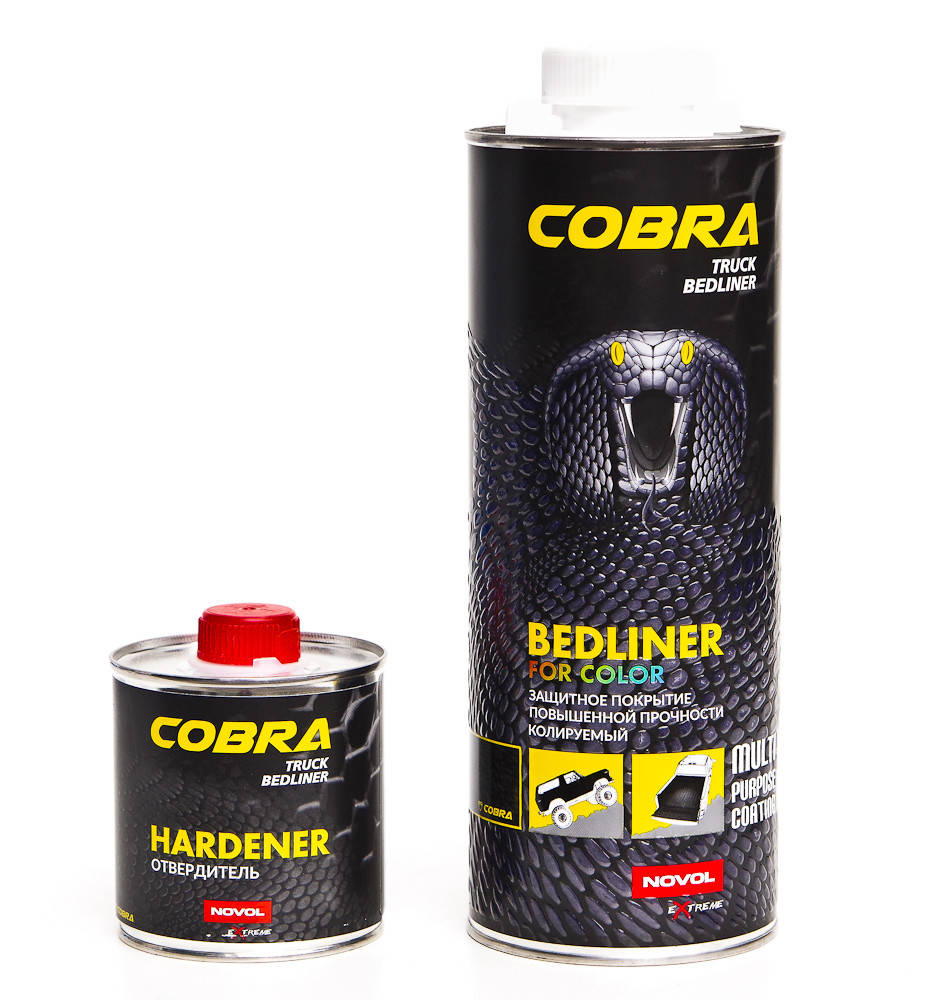 

NOVOL COBRA BEDLINER FOR COLOR Защитное покрытие колор 600 ml