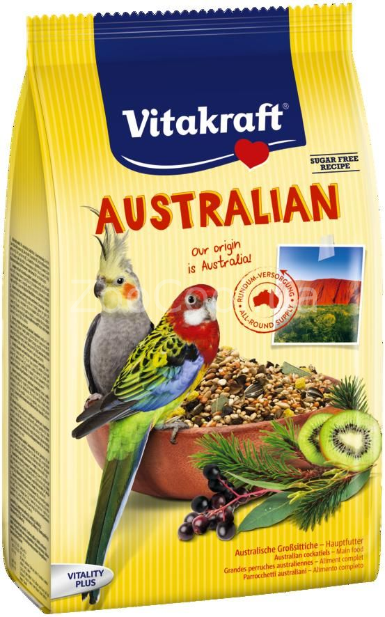

Корм для австралийских попугаев Vitakraft Australian 750г.
