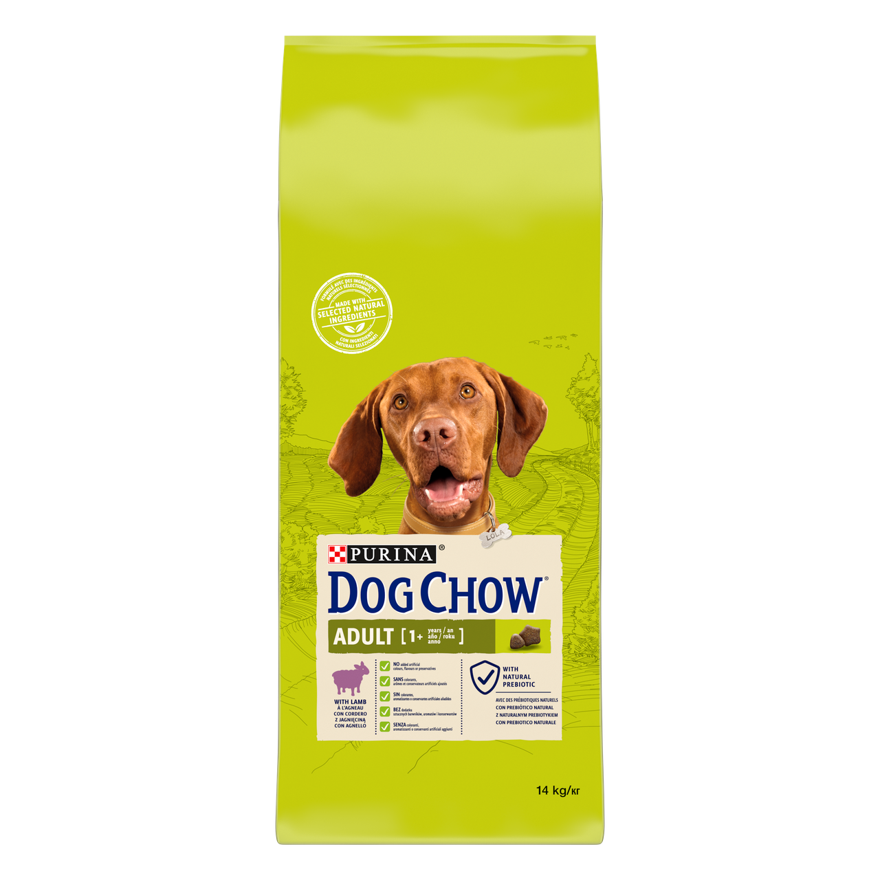 

Purina Dog Chow Adult Lamb 14 кг корм для собак с ягненком