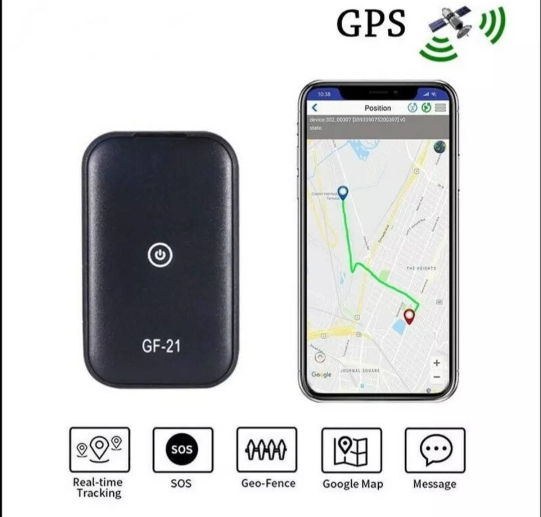 

GPS-трекер для авто GF21, мини-локатор с функцией записи, голосовым управлением, Wi-Fi + LBS + GPS