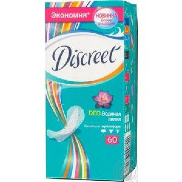 

Ежедневки Discreet Водяная Лилия 60 шт.