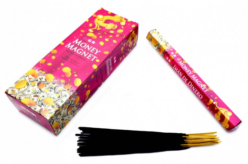 

Аромапалочки GR MONEY MAGNET (шестигранник) Денежный магнит