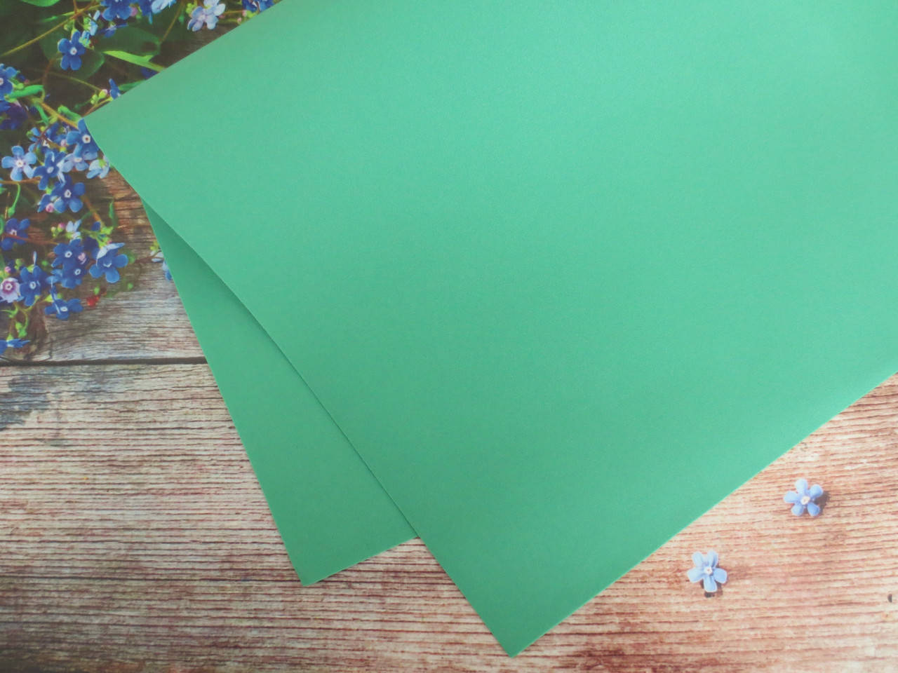 

Фоамиран, цвет ЗЕЛЕНЫЙ, 1,2 мм, 50х50 см