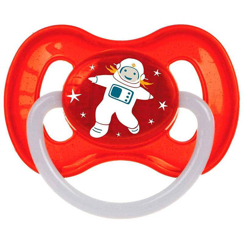 

Пустышка латексная круглая Canpol babies Space, 0-6 мес., 23/221_red Красная, Красный