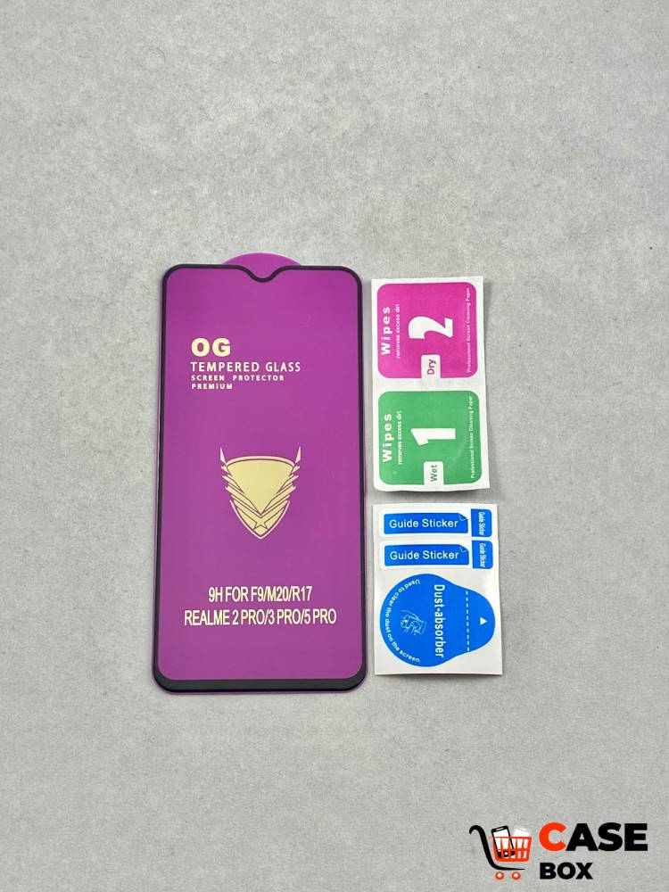 

Защитное стекло для Realme 3 Pro (Full Glue), Черный