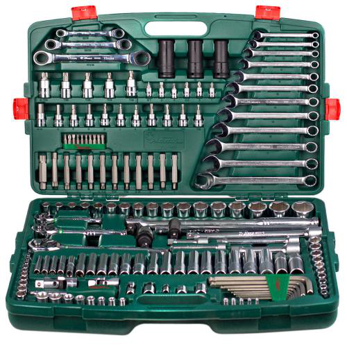 

Набор инструмента HANS 163 предмета 1/4" 3/8" 1/2" ТК-163
