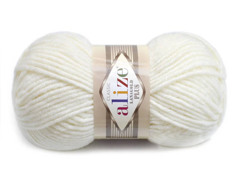 

Alize Plus Lana Gold, Молочный №62
