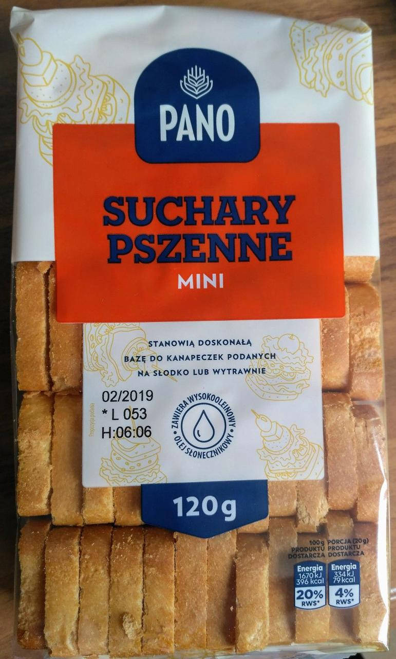 

Гренки (Мини) Pano пшеничные Польша 120г (60 шт)