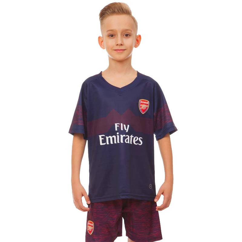 

Форма футбольная детская ARSENAL гостевая 2019 (р-р 20-28 6-14 лет, 110-155см)