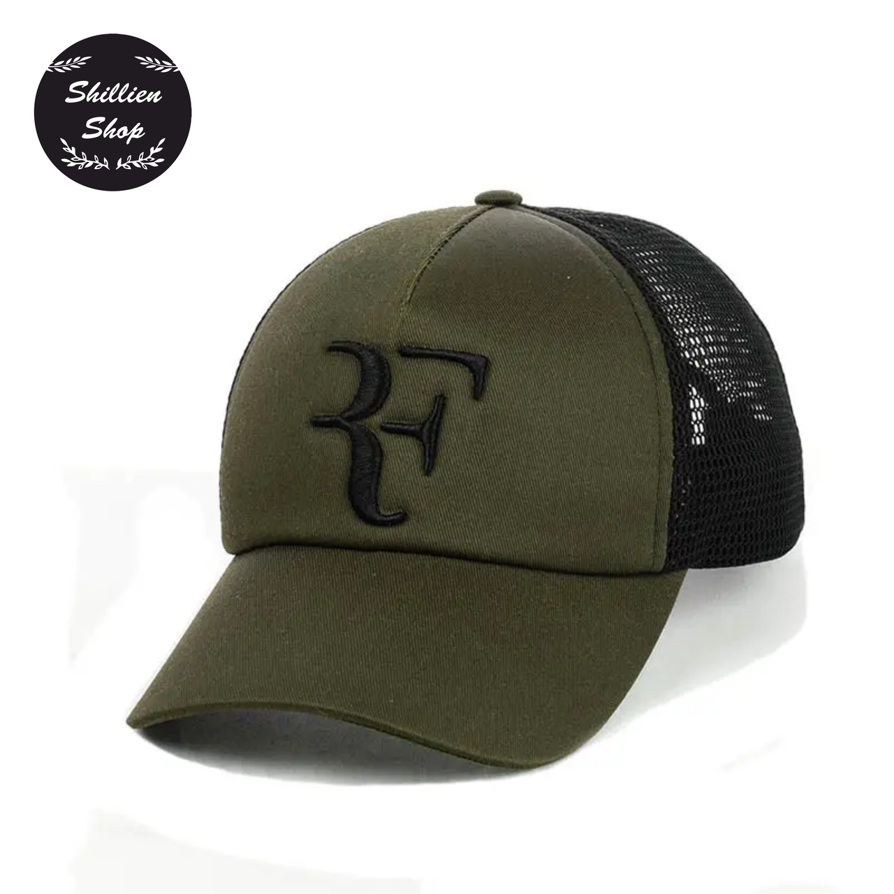 

● Летняя кепка бейсболка с сеткой - Roger Federer / Роджер Федерер ● Хаки 2