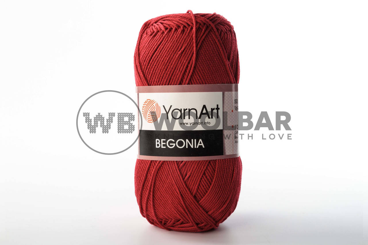 

Пряжа YarnArt Begonia 5020 красный