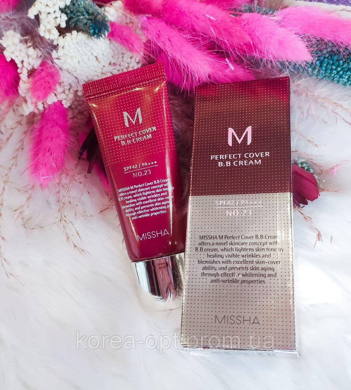 

BB крем с идеальным покрытием Missha Perfect Cover BB Cream SPF42 No.23 20 мл
