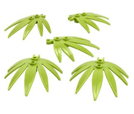 

Конструктор, Листья пальмы, 5шт. аксессуары для конструктора Лего Салатовый