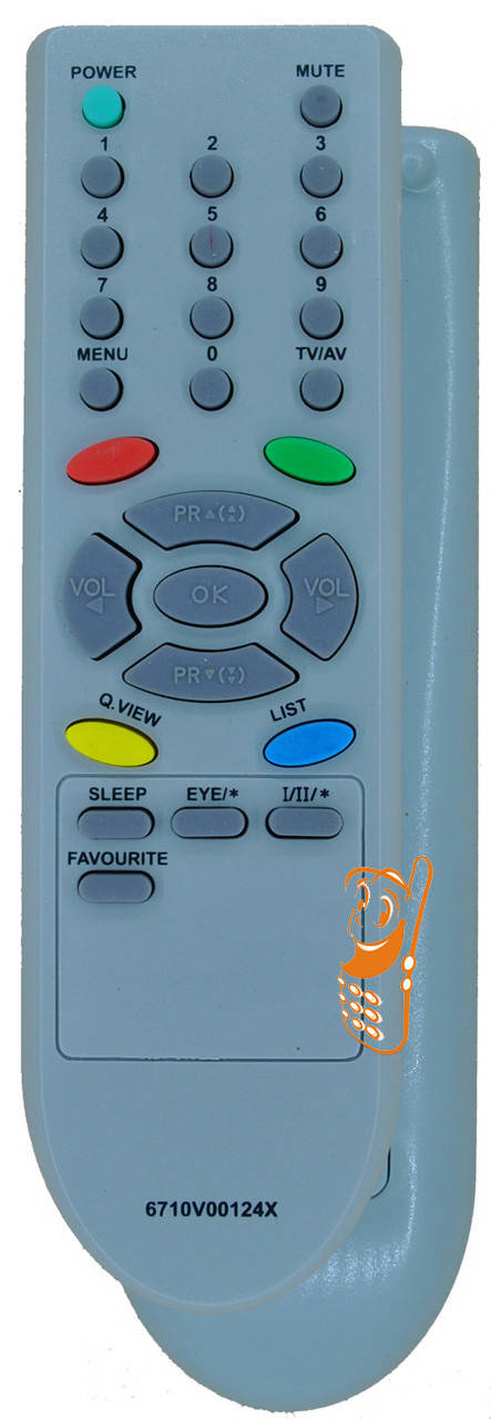 

Пульт LG 6710V00124X (MKJ61608504)(TV) - пульт для телевизора LG, Светло-серый