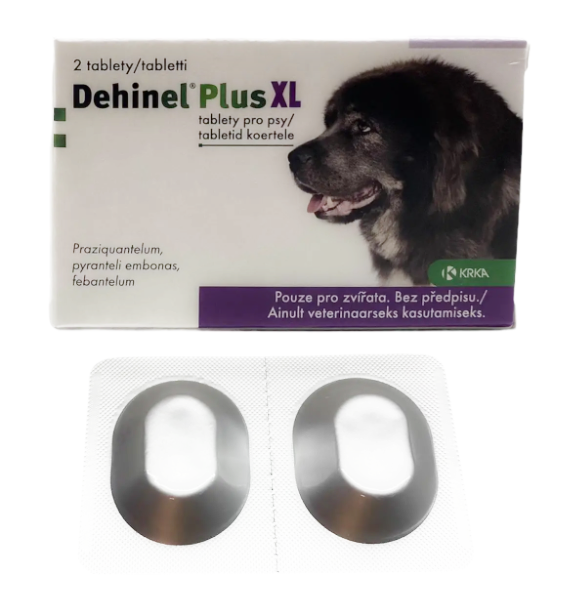 

Dehinel Plus XL (Дехинел Плюс XL) от гельминтов для больших собак №2 таблетки KRKA Словения