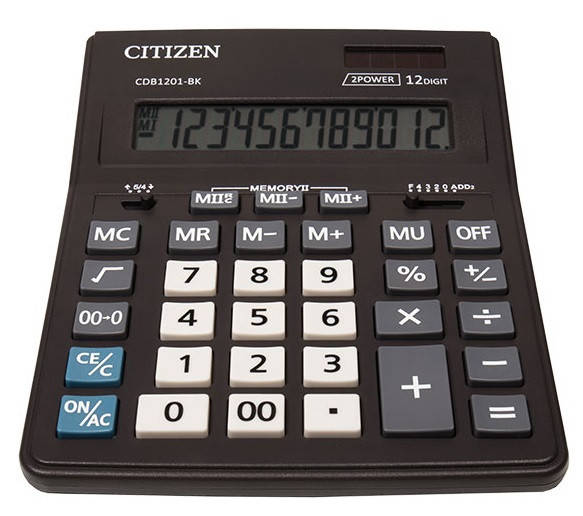 

Калькулятор CITIZEN CDB1201-BK