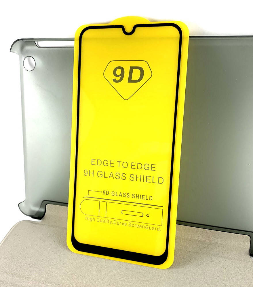 

Защитное стекло Samsung A50 A505, A30 A305 противоударное 3D black черное, Черный