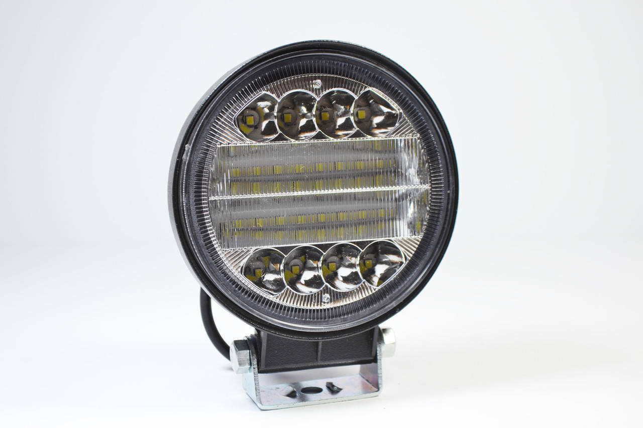 

Светодиодная LED фара рабочая 72W круглая, Черный
