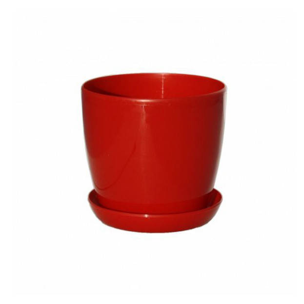 

Цветочный горшок Глянец 2.2л Красный