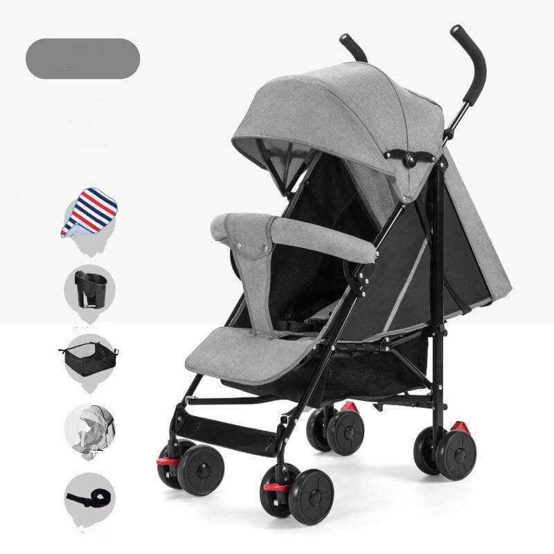 

Детская коляска Habike Plus Серая